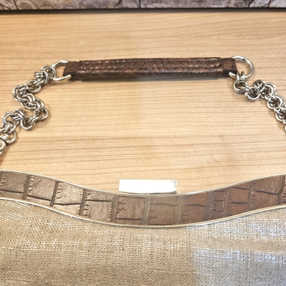 🔥Nine West vintage silver clutch purse handbag - Picture 2 of 7